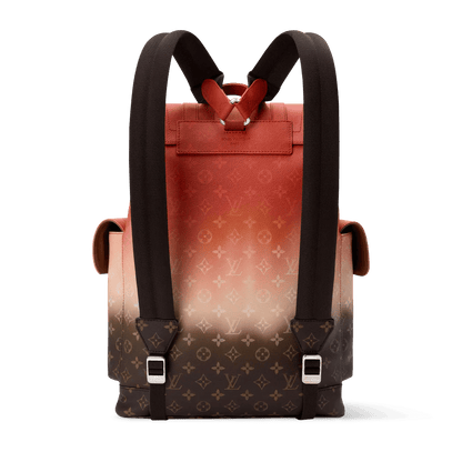 Men's Christopher MM Backpack Monogram Pigment Orange