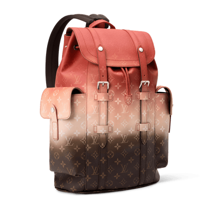Men's Christopher MM Backpack Monogram Pigment Orange