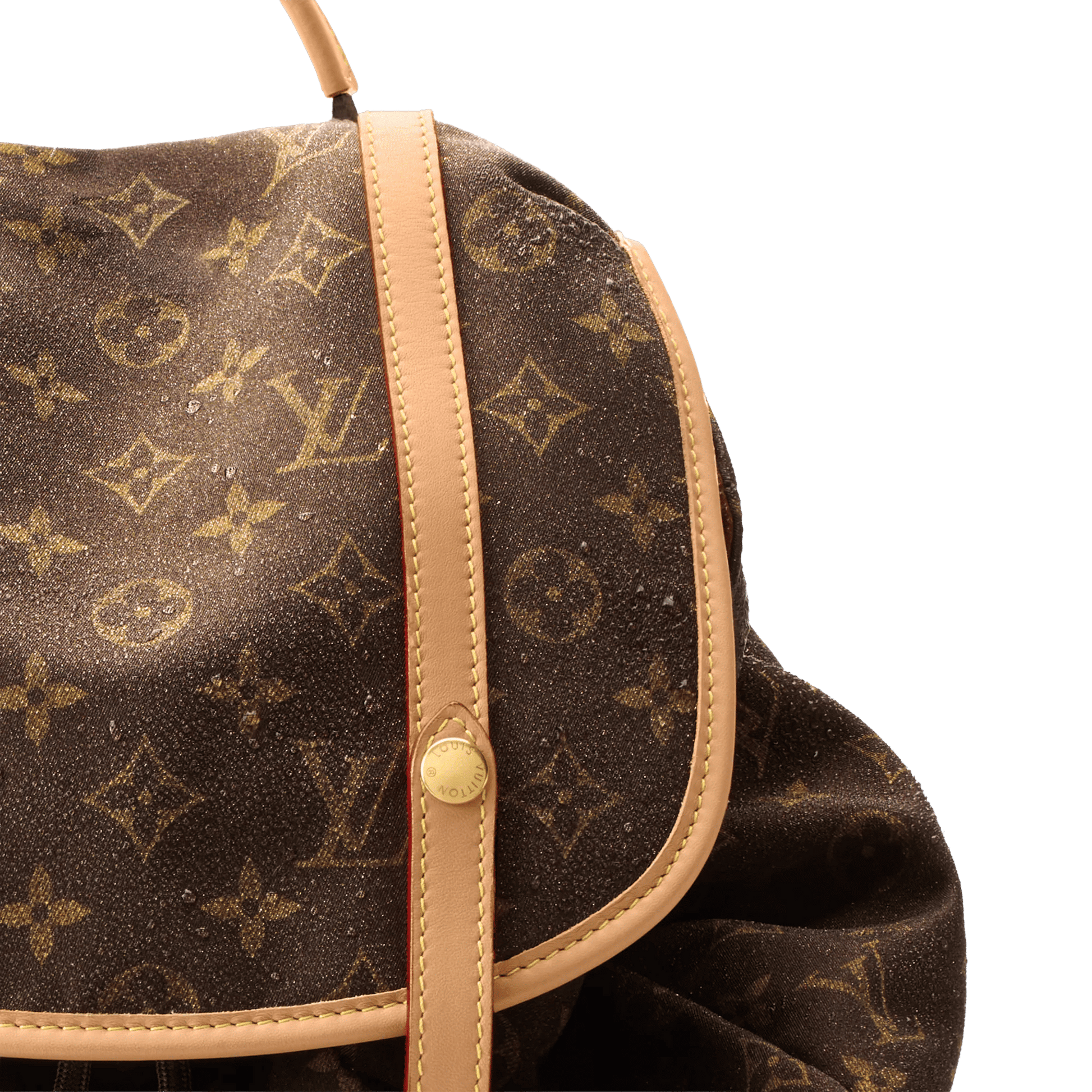 Christopher East West MM Monogram Silk Tech Gold-Toned Hardware