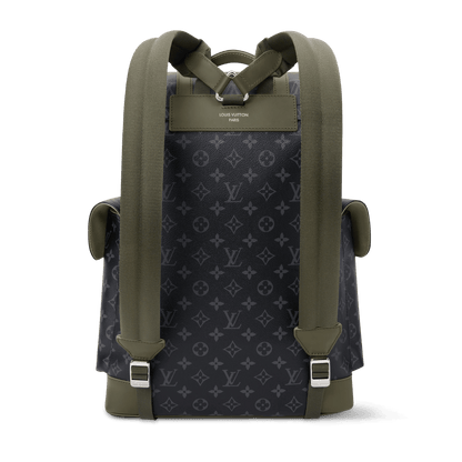 Men's Christopher MM Backpack Monogram Eclipse Canvas Khaki