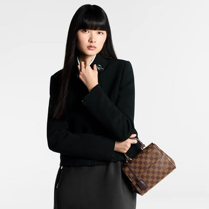 Women's Cluny Mini Damier Ebene Coated Canvas Handbag N00097