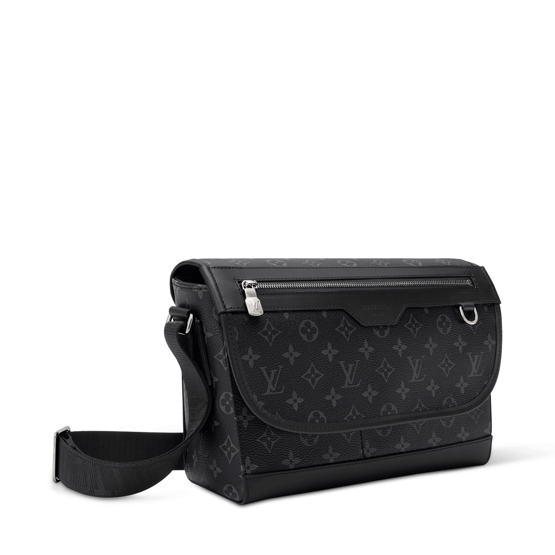 Men's Courrier Messenger Bag Black