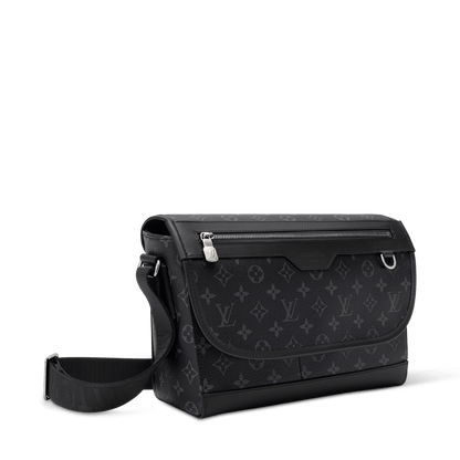 Men's Courrier Messenger Bag Black