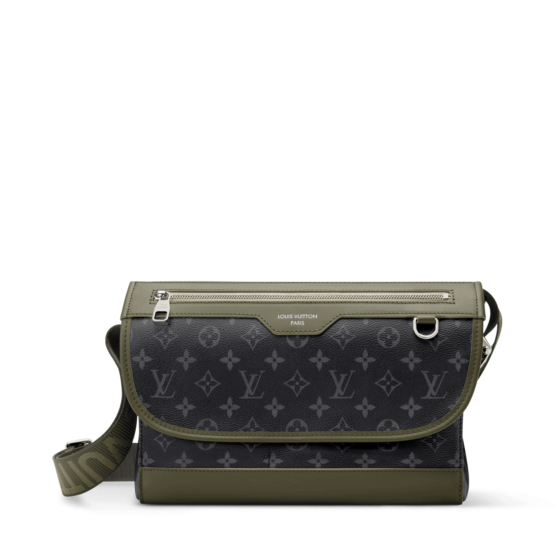 Men's Courrier Messenger Bag Khaki