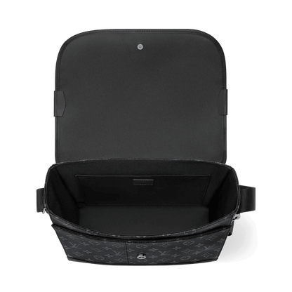 Men's Courrier Messenger Bag Black