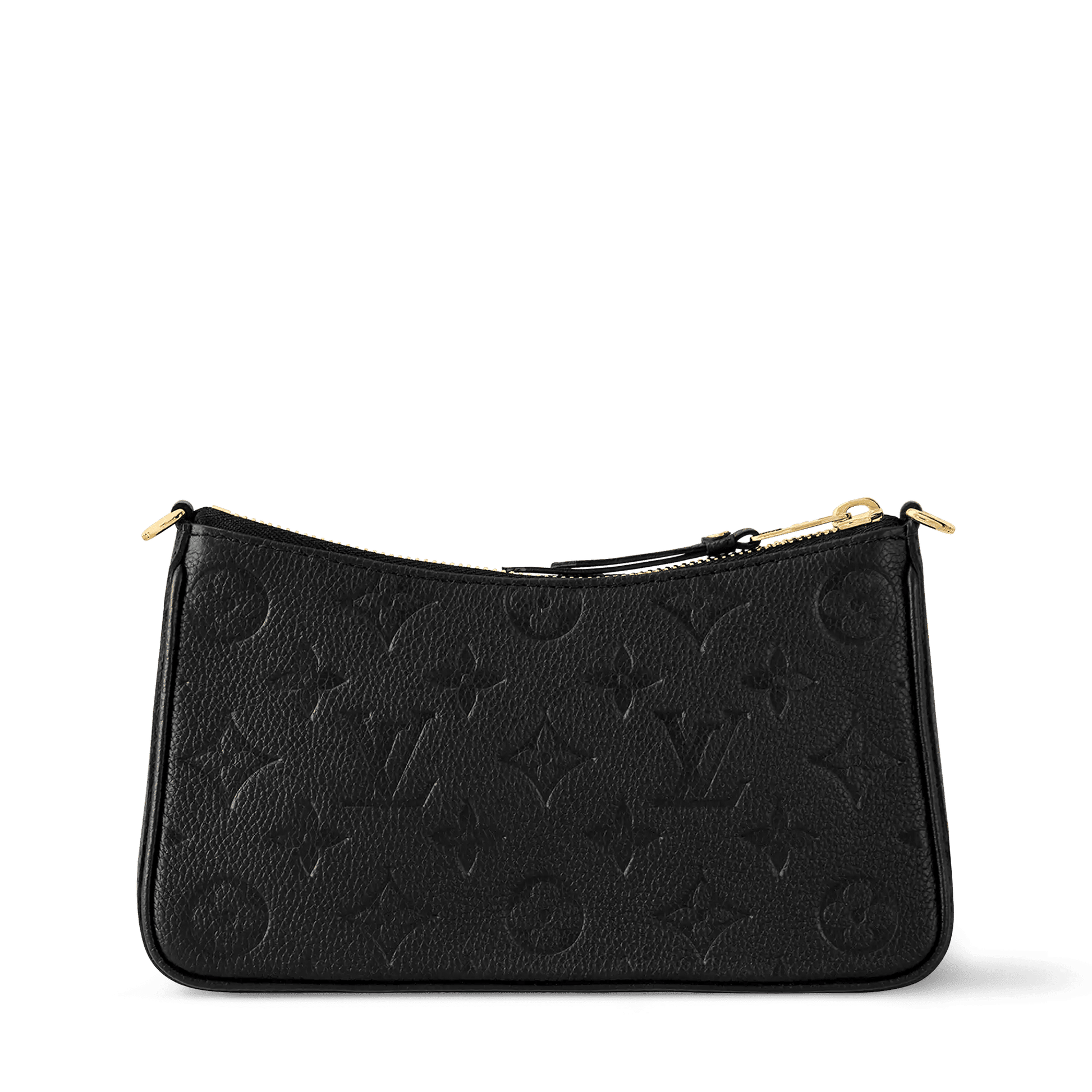 Women's Easy Pouch On Strap Black Monogram Empreinte Leather Pouch M80349