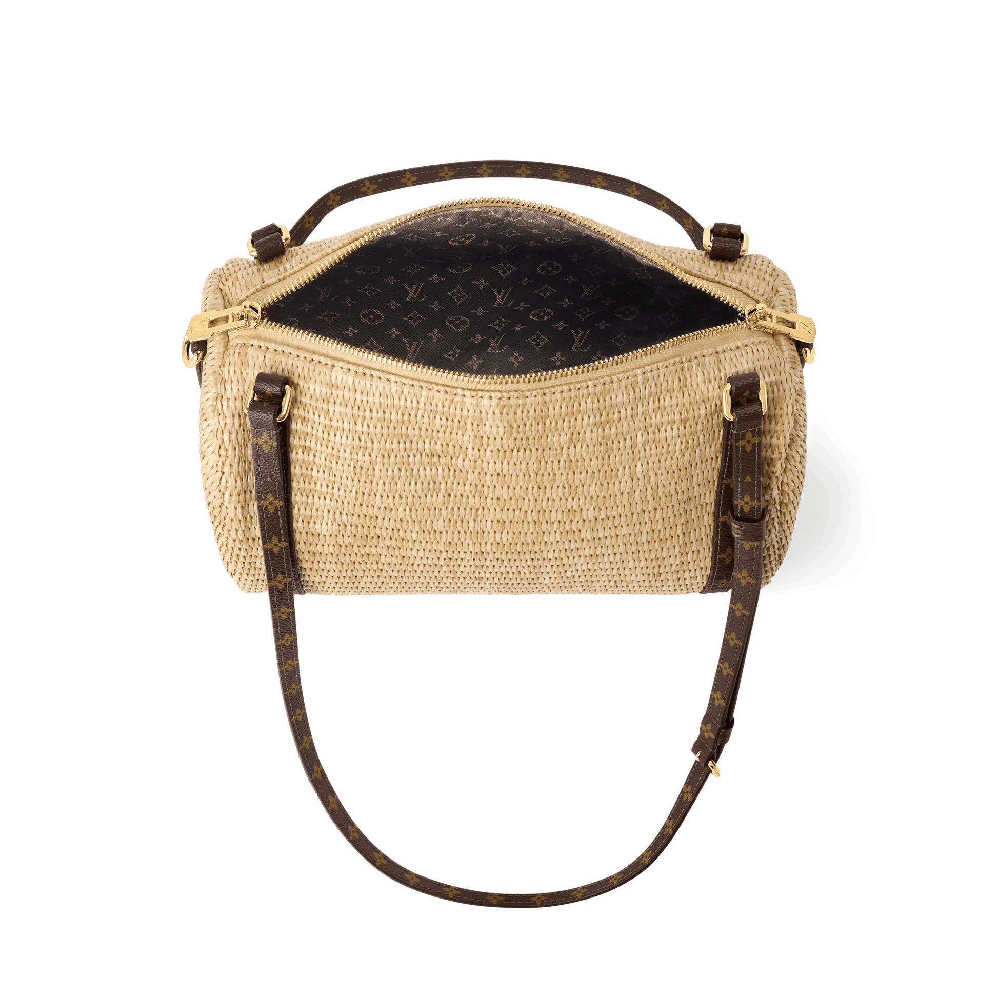 Women's Express PM Raffia-Effect Canvas Tote Bag