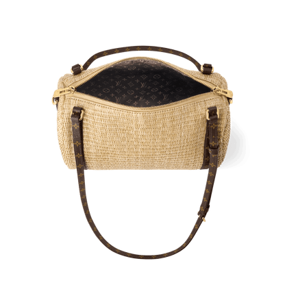 Women's Express PM Raffia-Effect Canvas Tote Bag