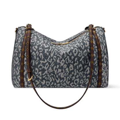 Women's Express MM Wild Denim Silver Blue Tote Bag M3A388