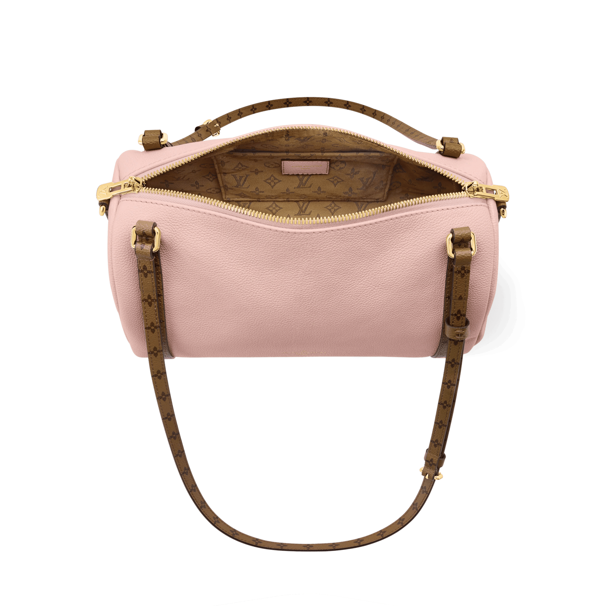 Women's Express PM Petal Pink Calfskin Shoulder Bag