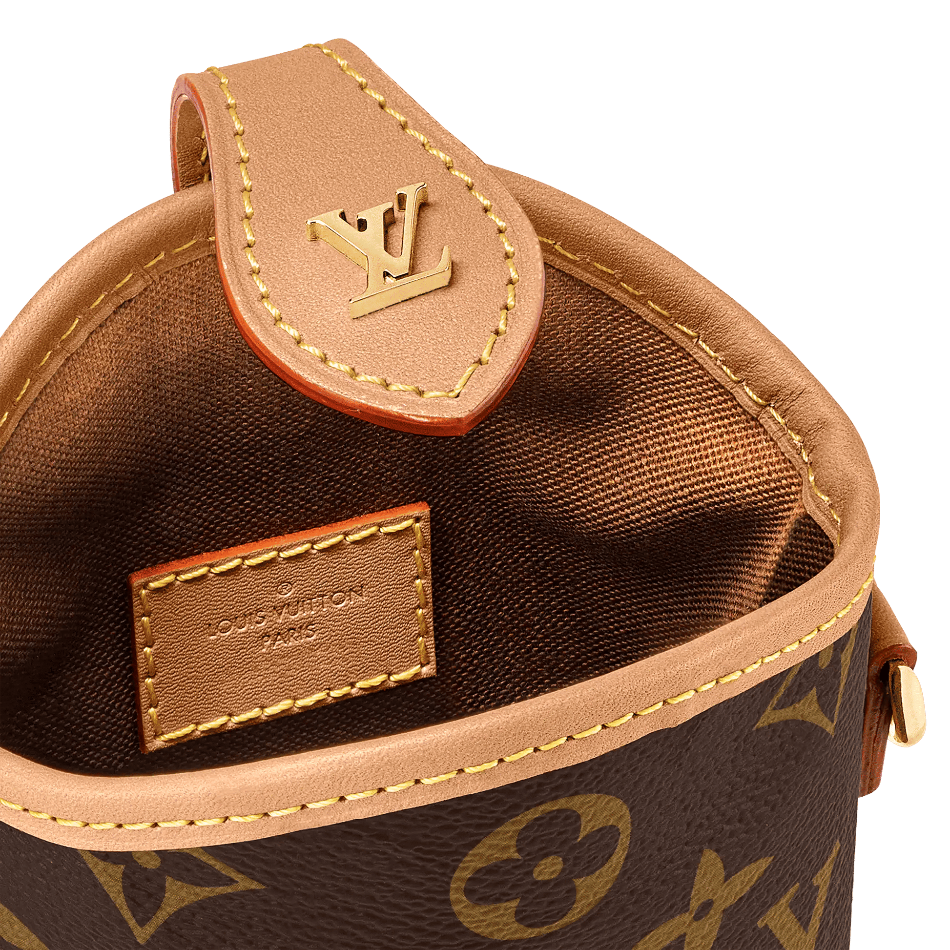 Women's Fold Me Pouch Monogram Coated Canvas Pouch M80874