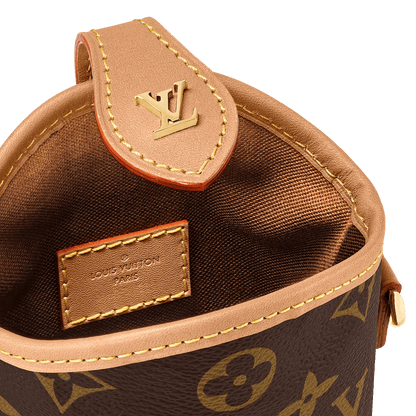 Women's Fold Me Pouch Monogram Coated Canvas Pouch M80874