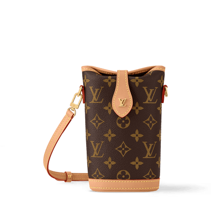 Women's Fold Me Pouch Monogram Coated Canvas Pouch M80874