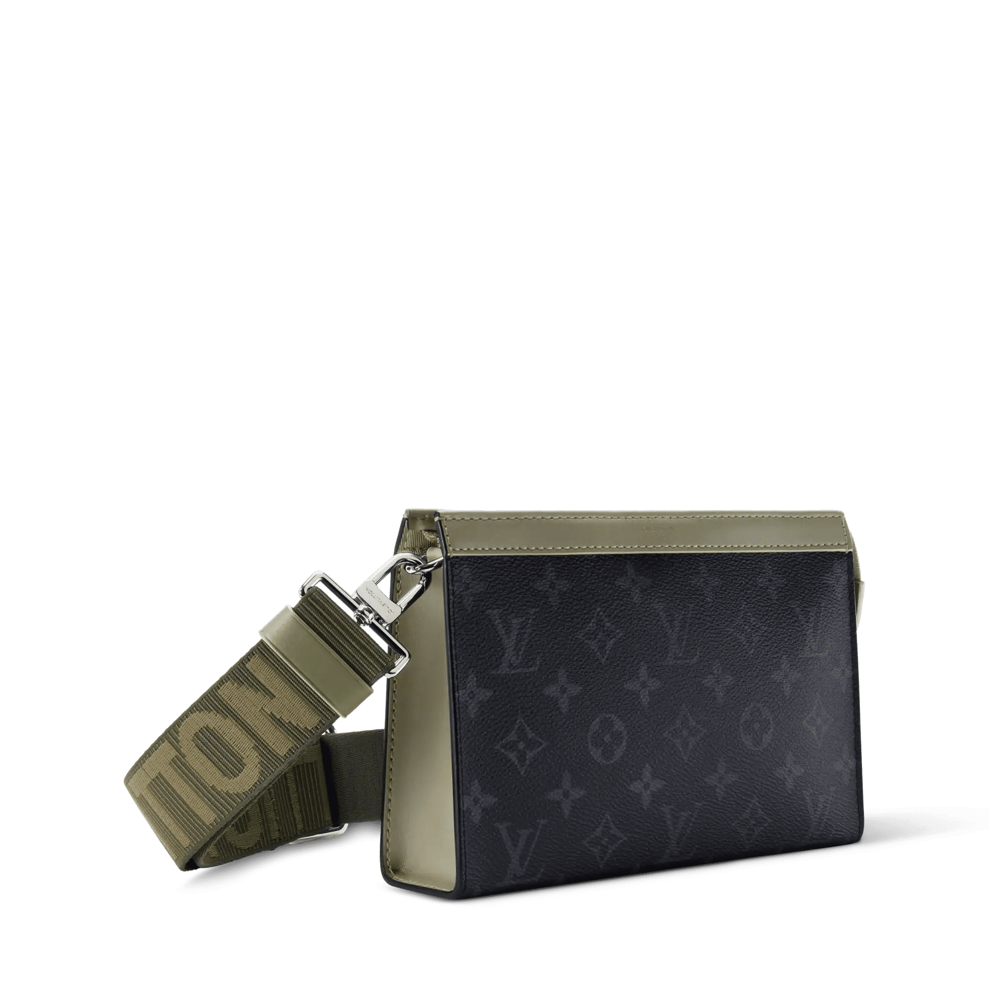 Men's Gaston Wearable Wallet Monogram Eclipse Khaki