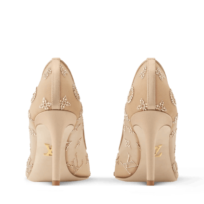 Women's Gala Pump Nude Mesh/Strass 1AIELK