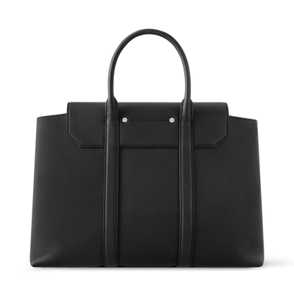 Men's Georges Tote MM Cuir Millésime Calfskin Black