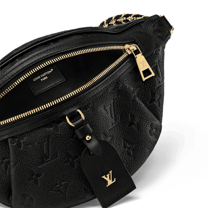 High Rise PM Monogram Empreinte Leather Black Gold-Toned Hardware