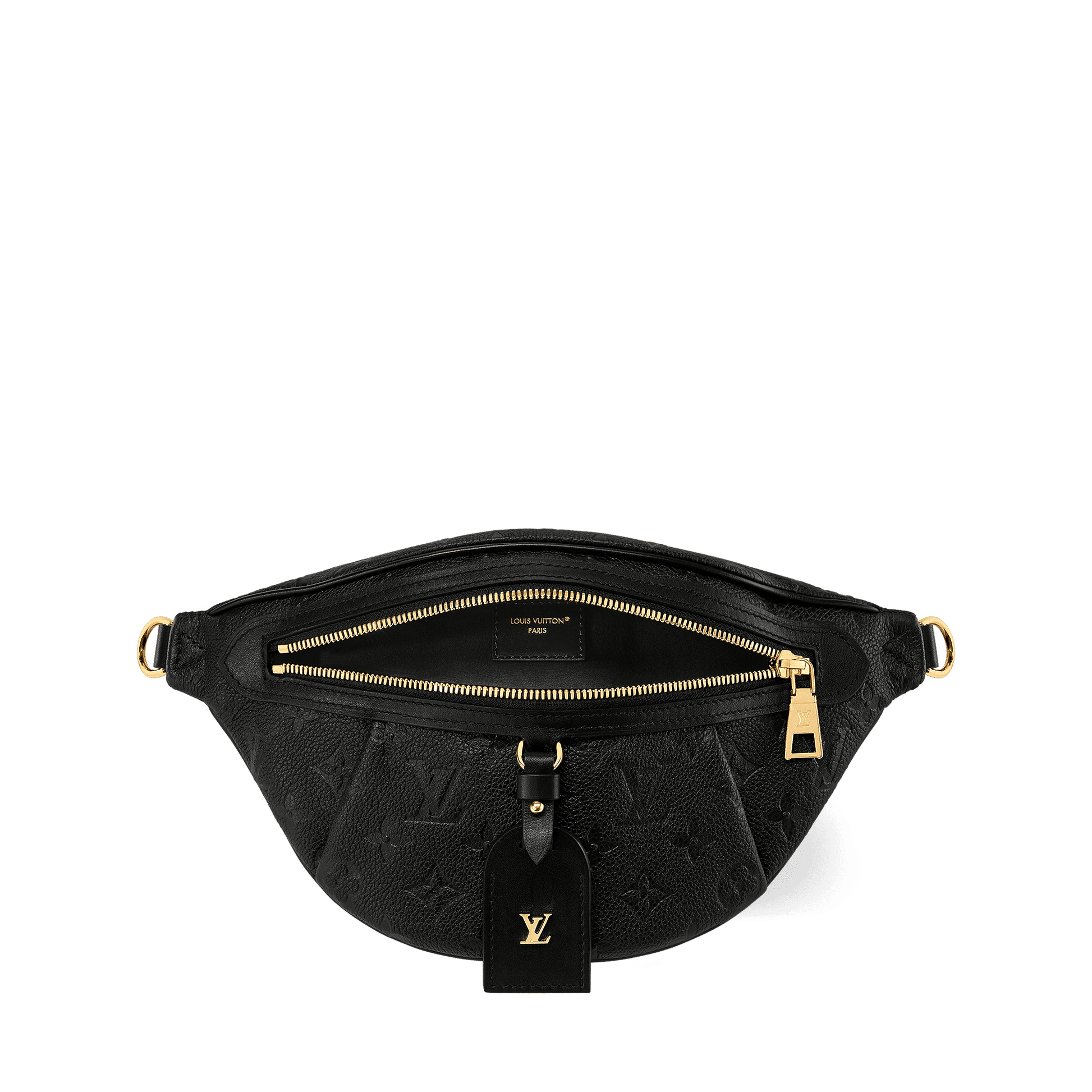 High Rise PM Monogram Empreinte Leather Black Gold-Toned Hardware