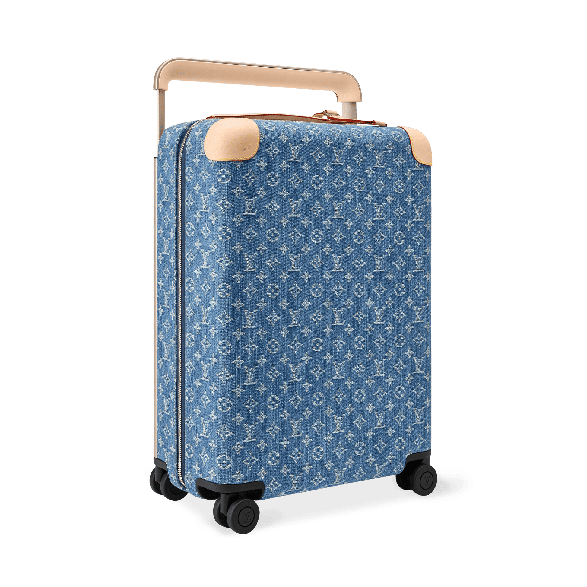 Horizon 55 Rolling Luggage Monogram Denim Blue M28386