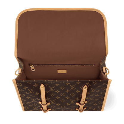 Jet Lag Bag MM Monogram Silk Tech Gold-Toned Hardware