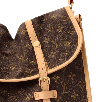 Jet Lag Bag MM Monogram Silk Tech Gold-Toned Hardware
