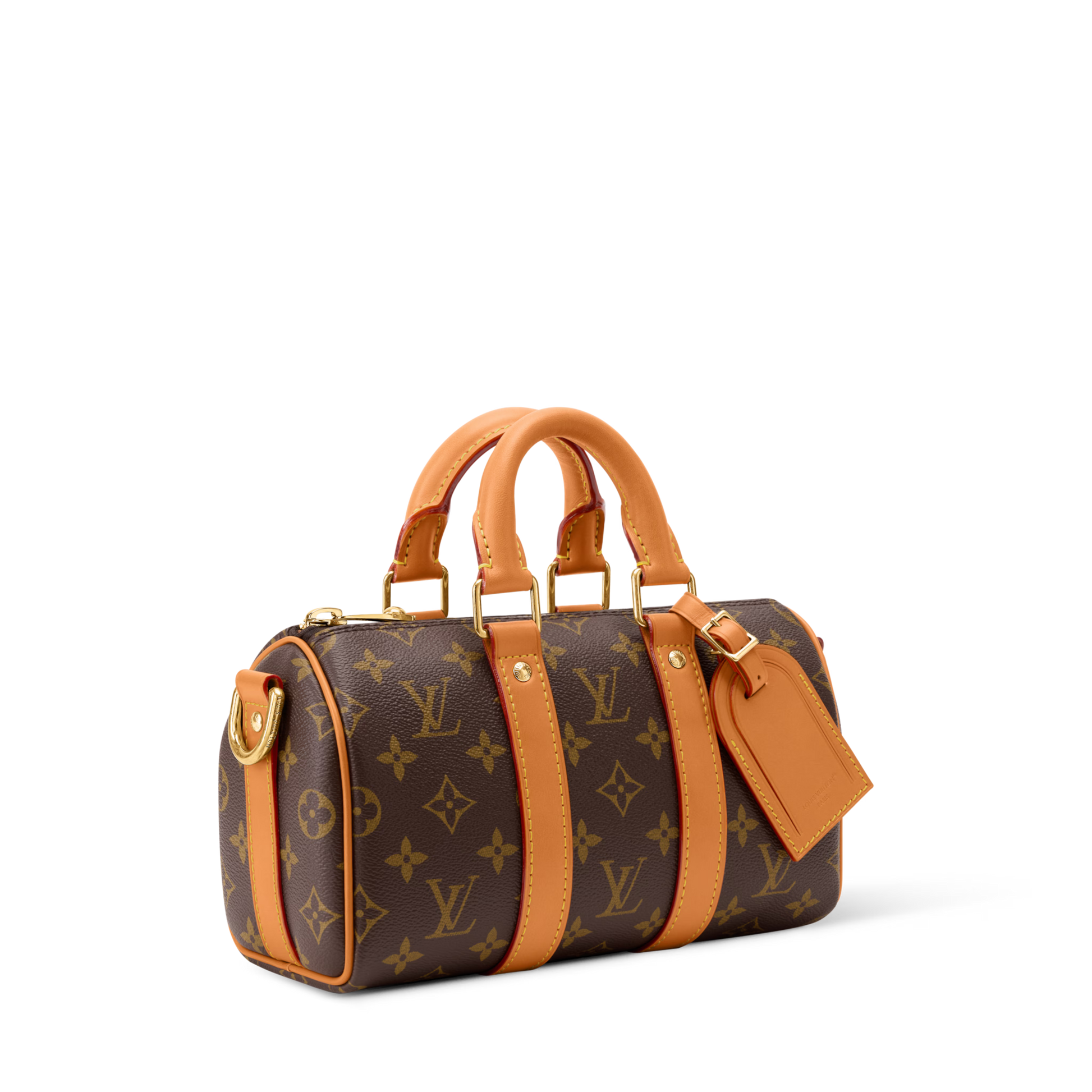 Keepall Bandoulière 25 Monogram Archive Canvas Gold-Toned Hardware