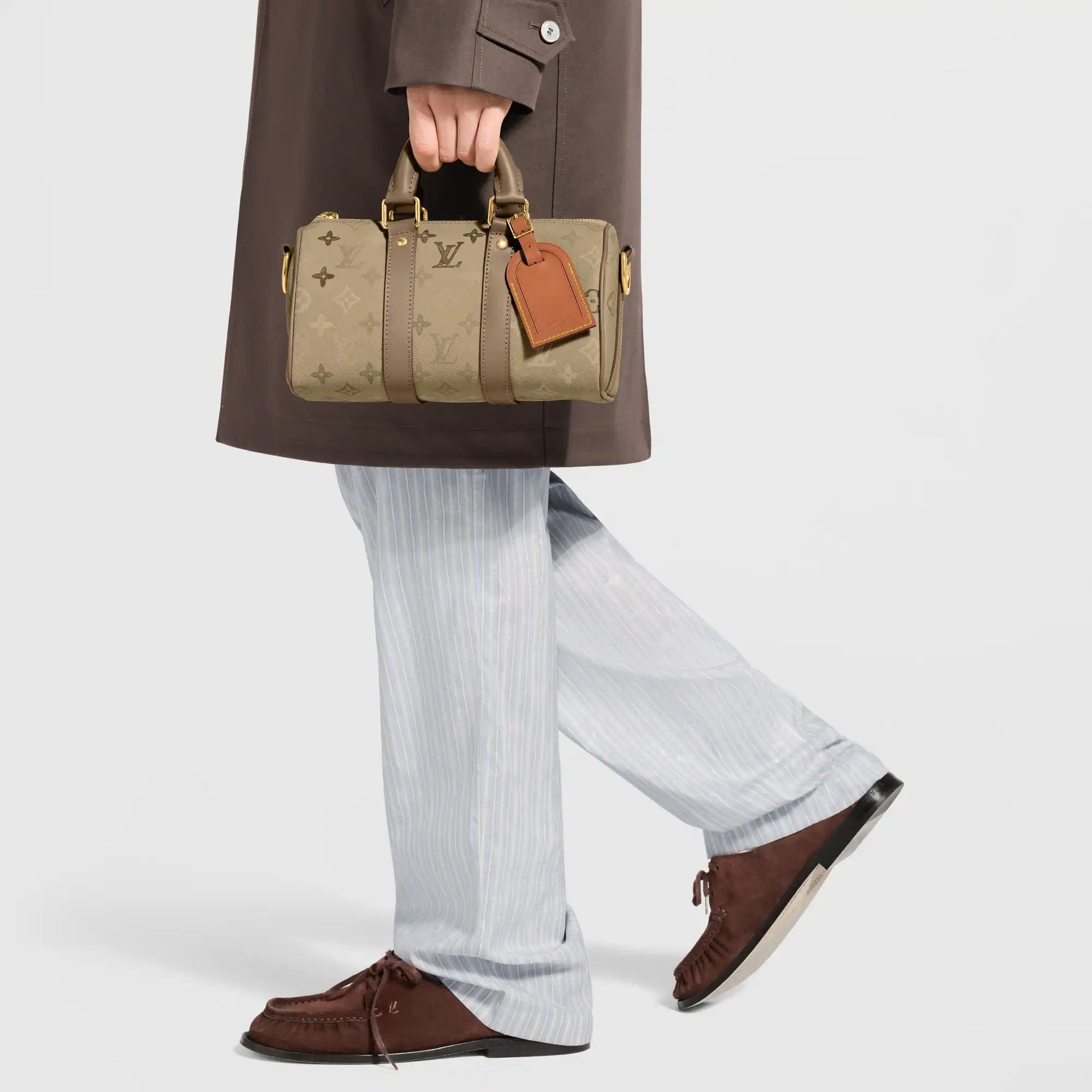Men's Keepall 25 Bandoulière Mini Bag Sand