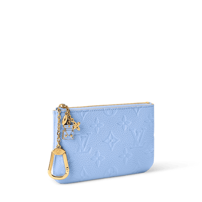 Key Pouch S Monogram Empreinte Blue Iris/Peuplier M29815