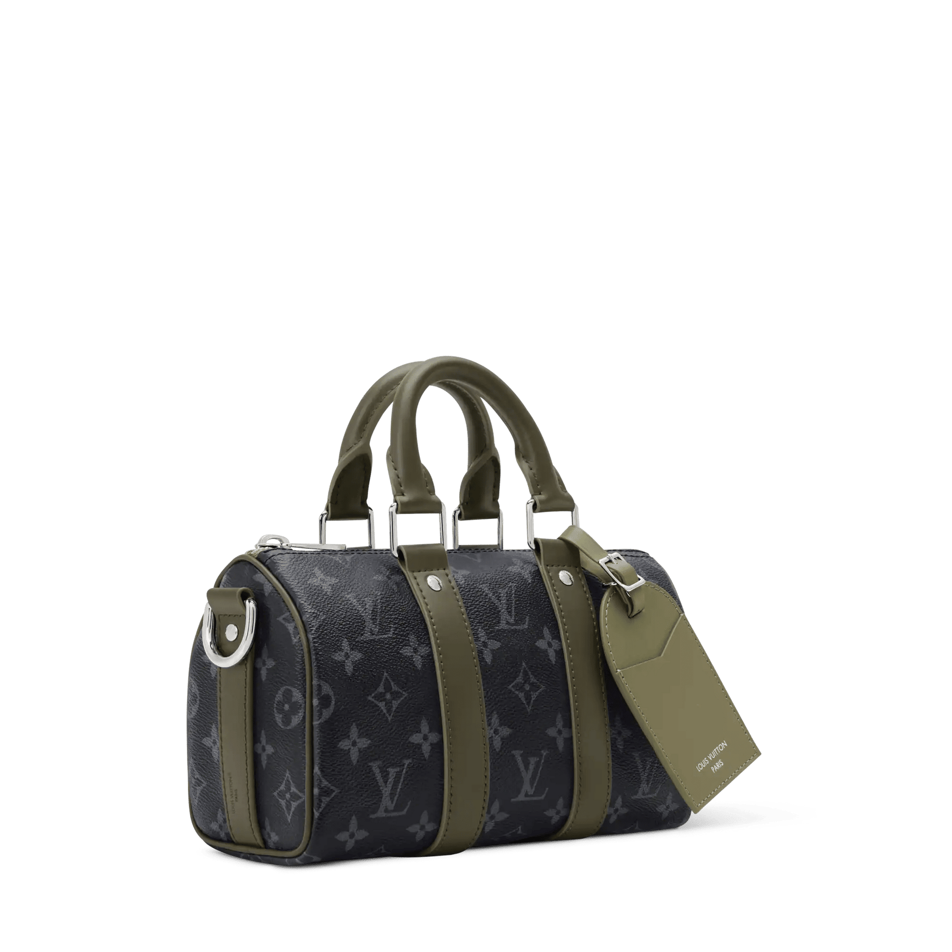 Men's Keepall 25 Bandoulière Bag Monogram Eclipse Khaki