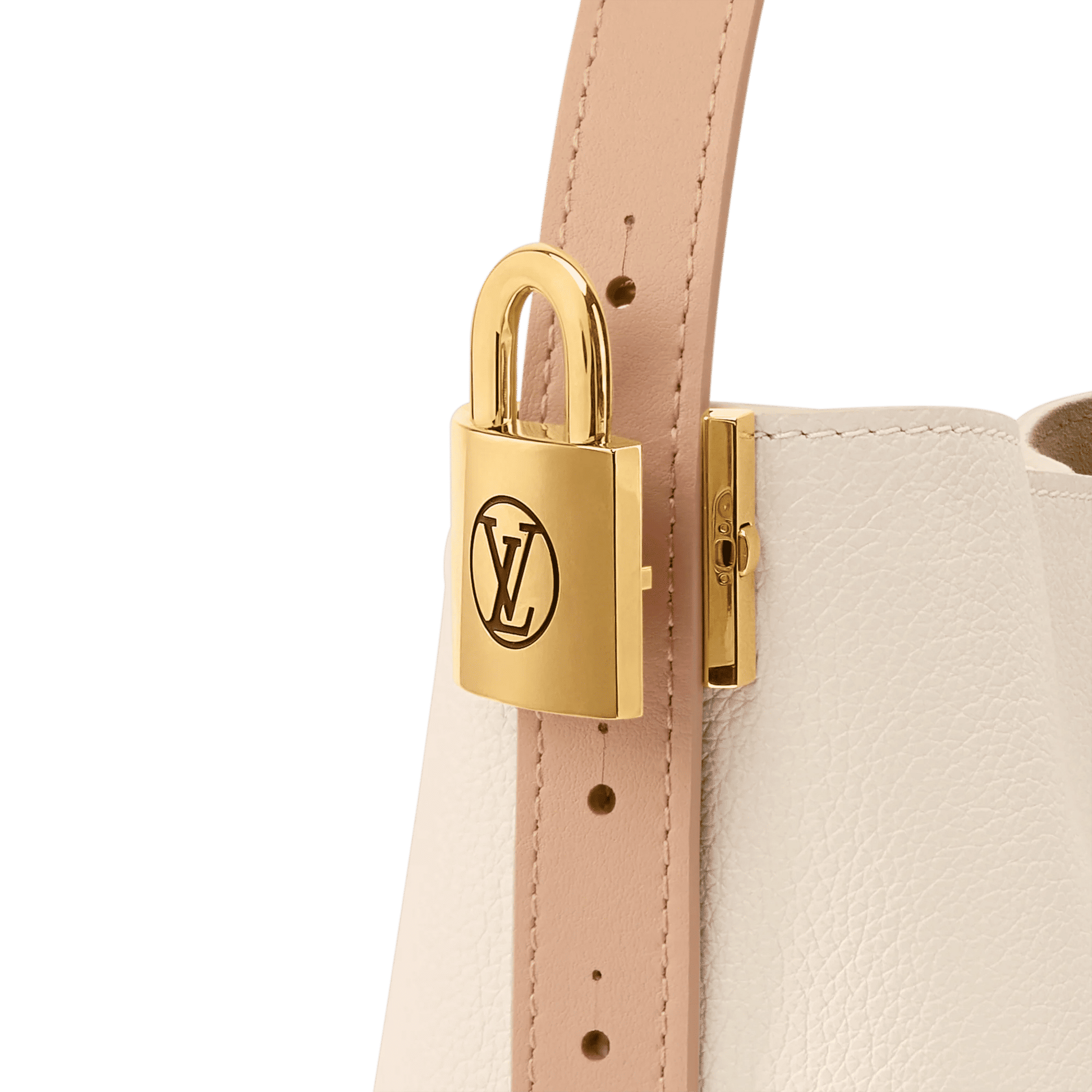 All In BB Calfskin Leather Bicolor Quartz Hazelnut Aged Gold-Toned Hardware