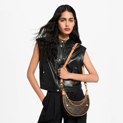 Women's Loop Monogram Coated Canvas Shoulder Bag M81098