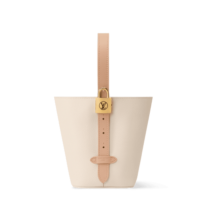 All In BB Calfskin Leather Bicolor Quartz Hazelnut Aged Gold-Toned Hardware