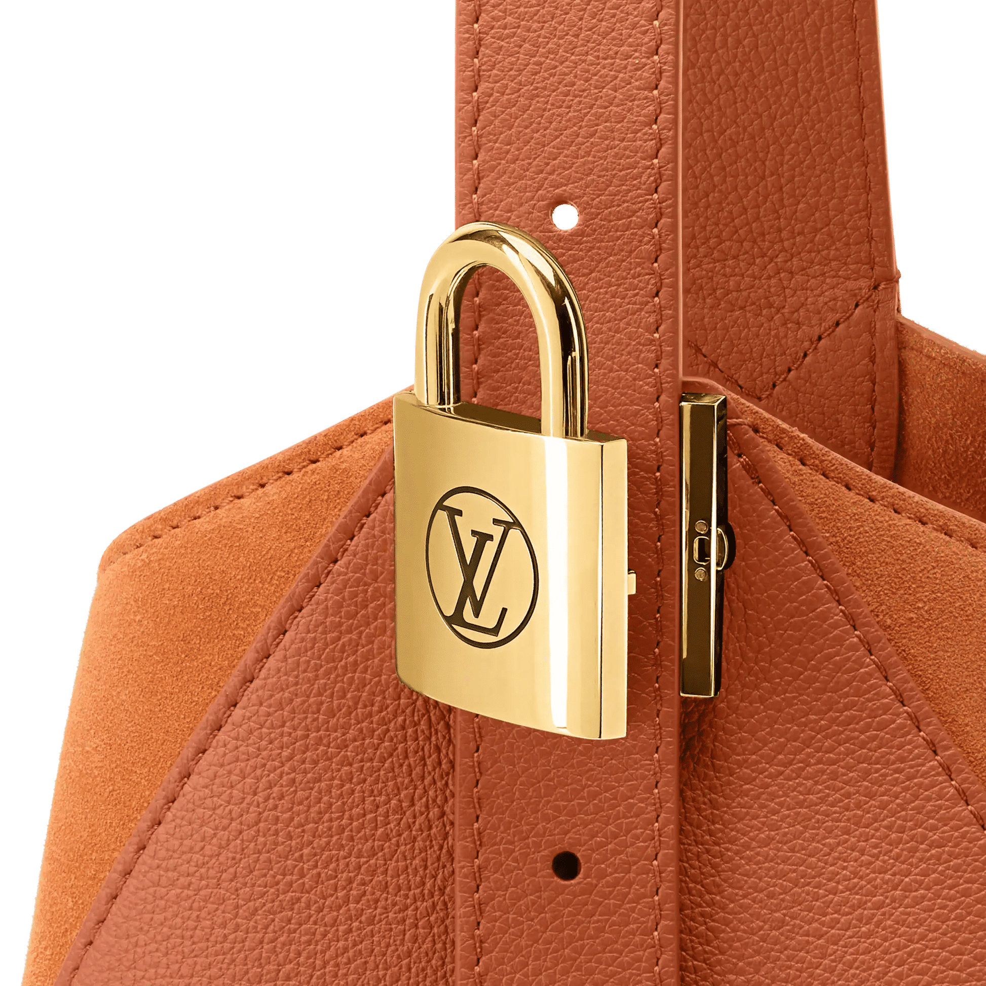 Women's Low Key Hobo MM Cognac Calfskin Hobo Bag