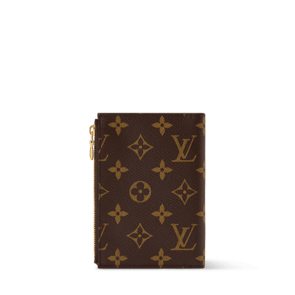 Women's Locked Passport Cover Monogram Canvas Card Holder M29550