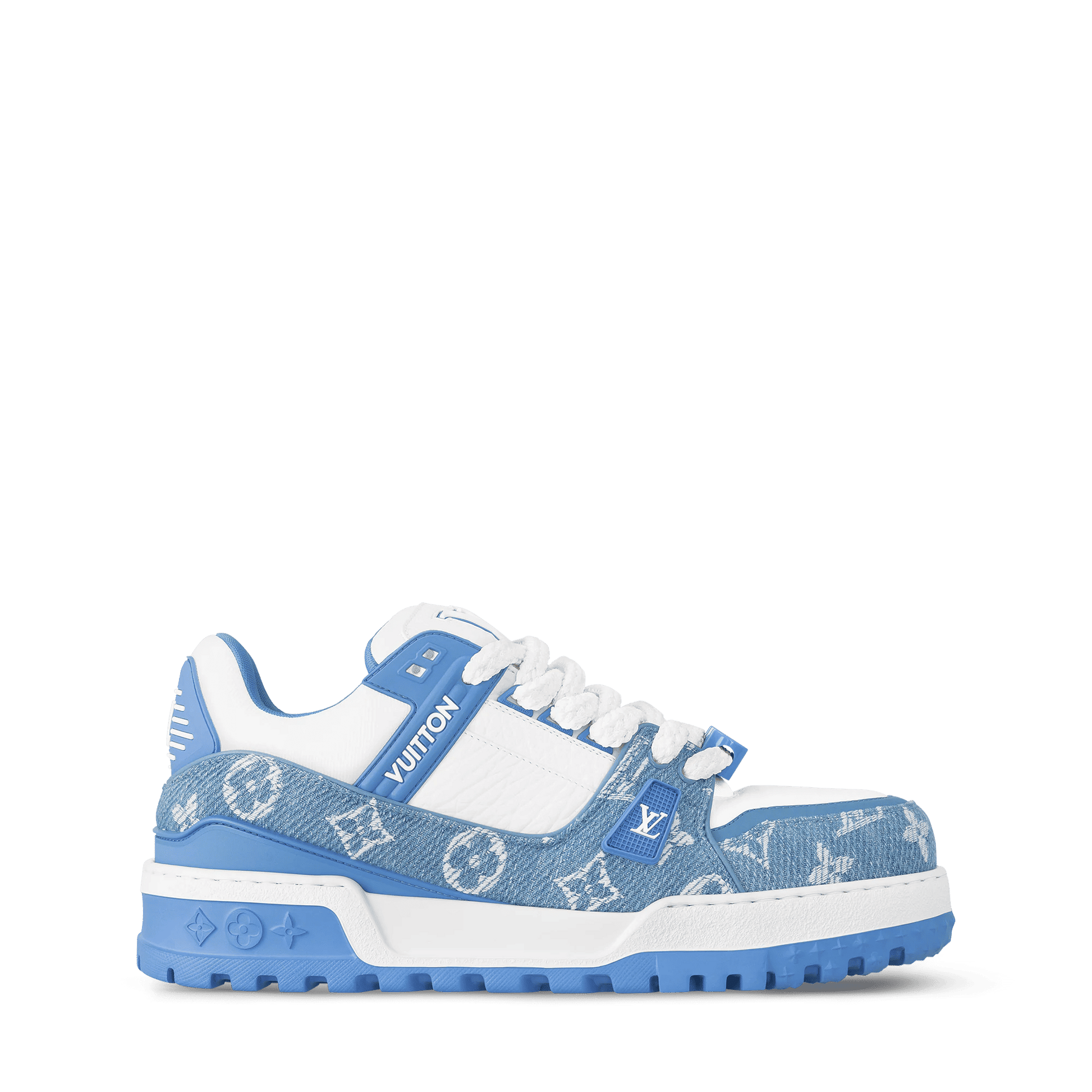 Women's LV Trainer Maxi Sneaker Blue 1AGZC4
