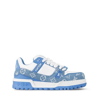 Women's LV Trainer Maxi Sneaker Blue 1AGZC4