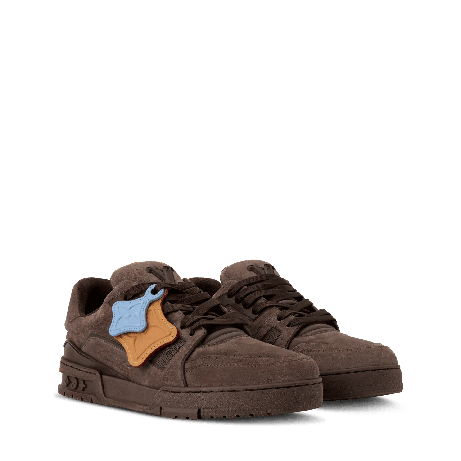 Men's LV Trainer Distressed Sneaker