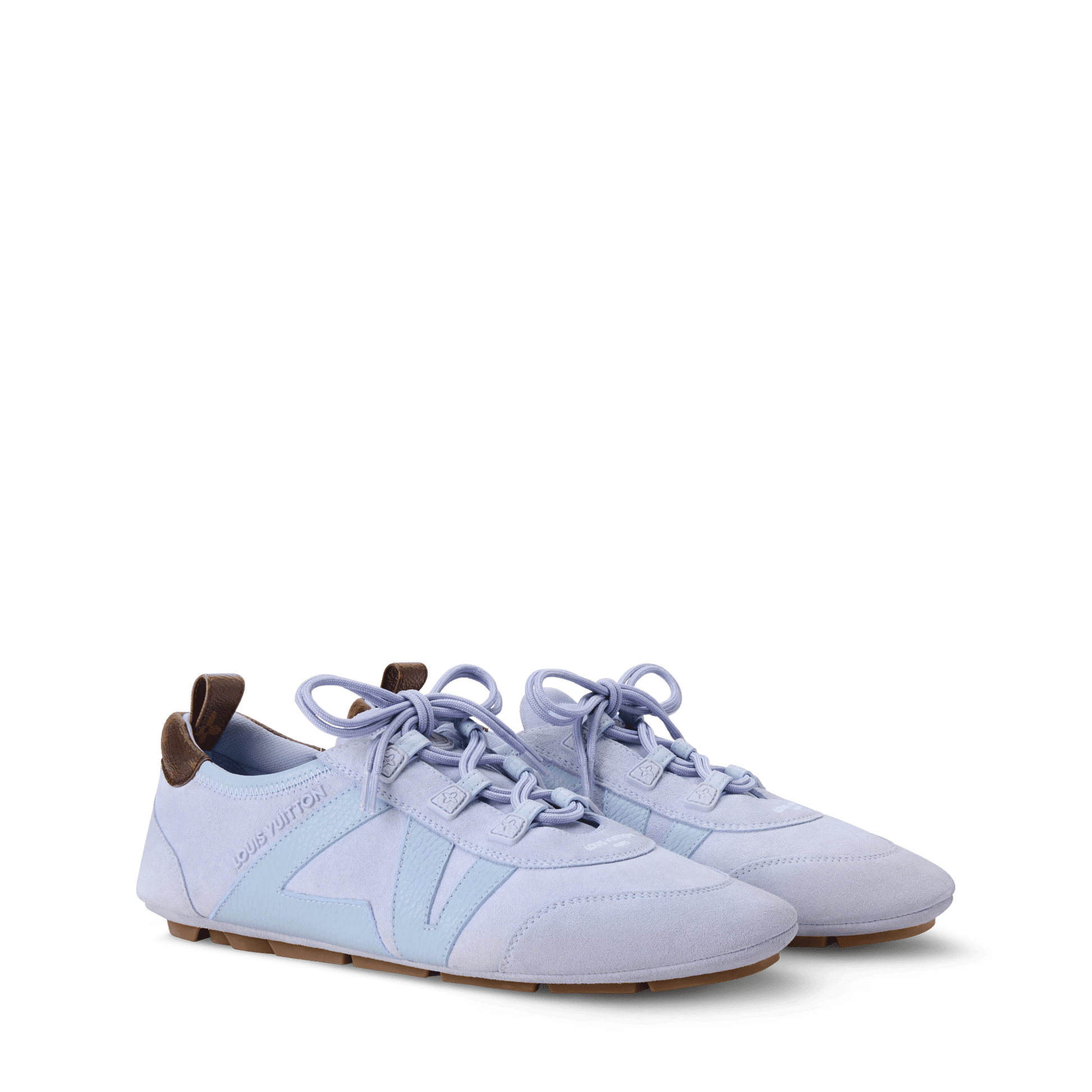 Women's LV Sneakerina Lavande Suede Calf Leather Sneaker 1AK1P2