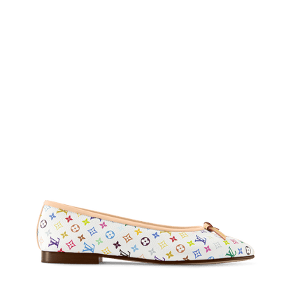 Women's LV x TM Darling Ballerina White Monogram Multicolore Canvas 1AJQVC
