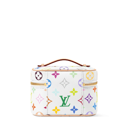 Nice Nano Vanity Case Monogram Multicolore Blanc M27941