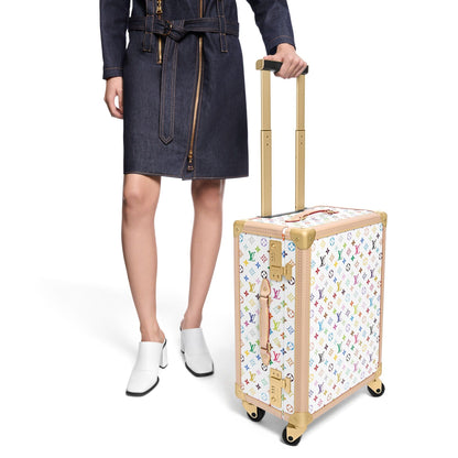 Rolling Trunk Cabin Multicolored Monogram M13740