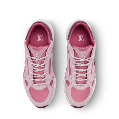 Women's LV Olympia Pink Suede Calf Leather Sneaker 1AJP88