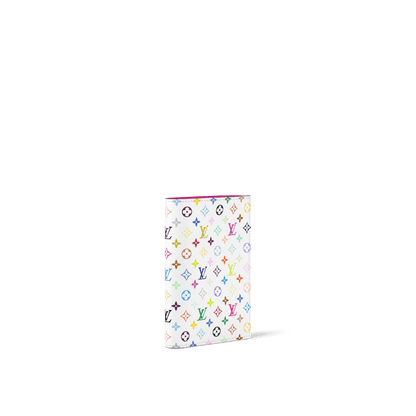 Monogram Canvas Passport Cover Multicolore Blanc M14178