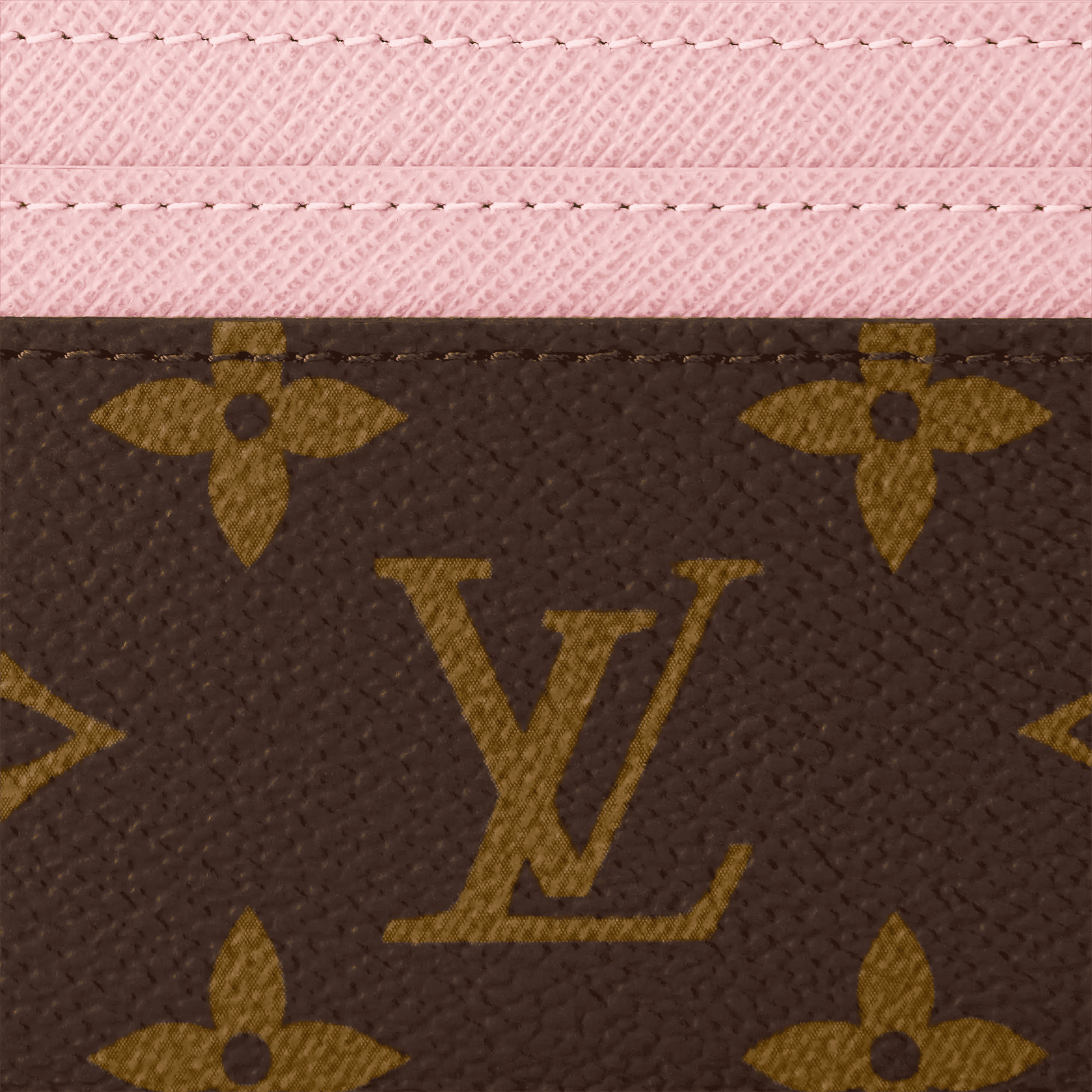Women's LV Charms Card Holder Monogram Coated Canvas Card Holder M82739