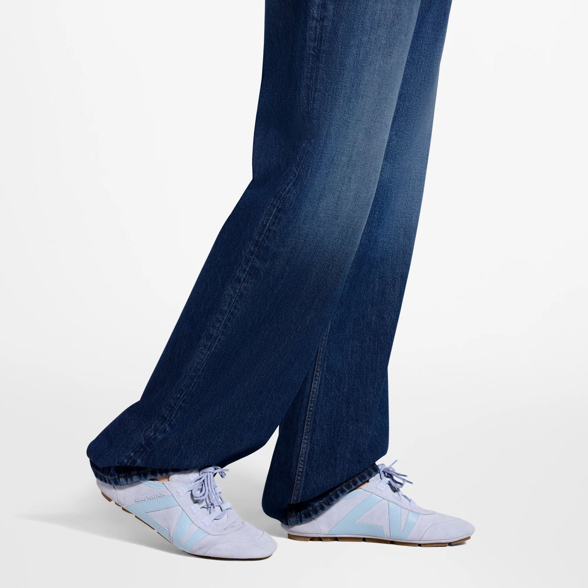 Women's LV Sneakerina Lavande Suede Calf Leather Sneaker 1AK1P2