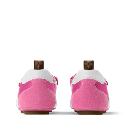 Women's LV Sneakerina Pink Technical Satin Mary Jane Sneaker 1AJOZK
