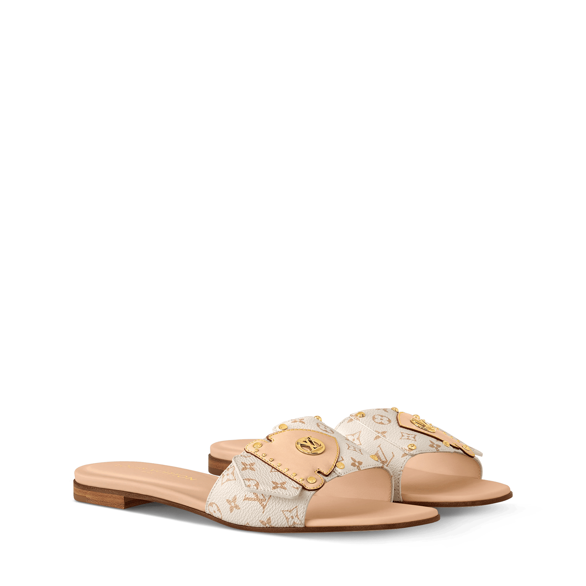 Women's Frame Flat Mule Dune Beige 1AHMSB