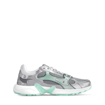 Women's LV Olympia Water Green Technical Sneaker 1AHOLH