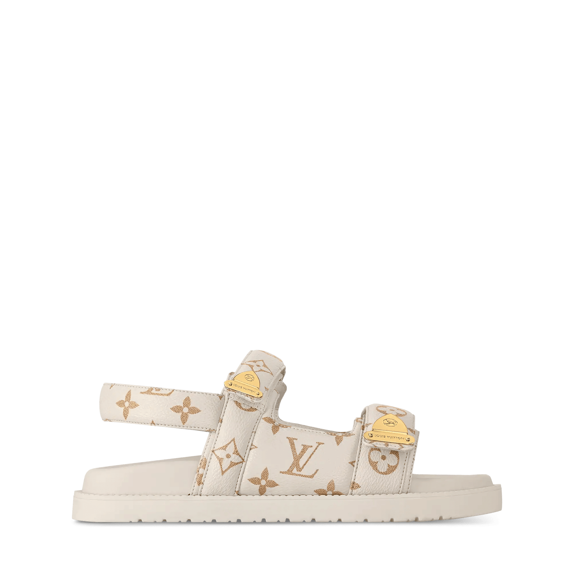 Women's LV Sunset Comfort Sandal Dune Beige Monogram Canvas 1AHNXE