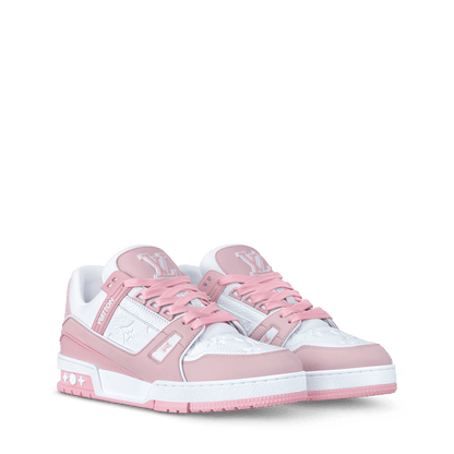Women's LV Trainer Sneaker Pink 1AGZCL